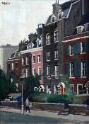 Charles McCall (1907-1989)oil on canvas,St Leonard's Terrace, Chelsea,signed and dated '58,16 x