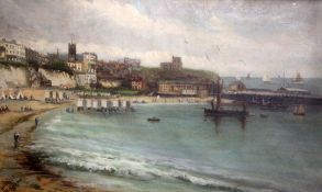 John Lasalle Williamsonoil on canvas,'Morning, Broadstairs 1910',signed,12 x 20in.