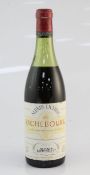 One bottle of Richebourg Grand Cru 1971, domaine-bottled by Jean Gros, Alexis Lichine shipping