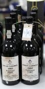Eight assorted bottles, mainly vintage port, including three Gould Campbell 1985; two Gould Campbell