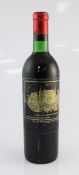 One bottle of Chateau Palmer 1970, Margaux, base of neck, excellent colour for age. One of the wines