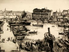 Job Nixon (1891-1938)engraving, etching and drypoint,'Les Lavoirs, Vannes', 1927 (75 proofs); '