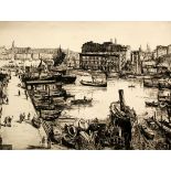 Job Nixon (1891-1938)engraving, etching and drypoint,'Les Lavoirs, Vannes', 1927 (75 proofs); '