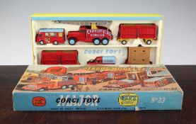 A Corgi gift set no.23, Chipperfields Circus models, complete with box