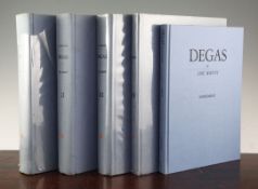 Lemoise, Paul Andre - Degas et Son Oeuvre, 4 vols, original wraps, qto, number 796/980, Paris [