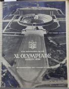 A 1936 Olympic competitor's souvenir book - Zur Erinnerung an di XI Olympiade Berlin 1936, 1 vol