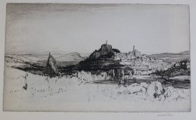 British etchersfolio of assorted etchings,Mostly landscapes, including works by Malcolm Osborne,