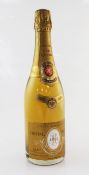 One bottle of Roederer Cristal 1982, level 0.5cm, good pale colour for age, of excellent