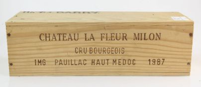 A eight-bottle equivalent assortment of claret and Chianti including one Chateau Margaux 1970,