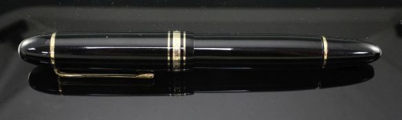 A vintage Montblanc '149' fountain pen circa 1960, 5.75in.