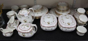 A Wedgwood sixty two piece 'Bianca' pattern tea and dinner service, Wedgwood printed marks and