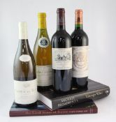 Four bottles including one Chateau Pichon Baron 1996, Pauillac; one Chateau Cantemerle 2003, Haut-