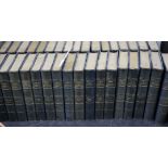Dickens, Charles - The Works, Centenary edition, 36 vols, ¾ blue leather with blue boards by