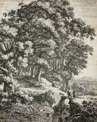 Old Masterfolio of etchings, engravings and other prints,Portraits and landscape studies,largest