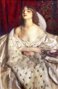 § Frank Cadogan Cowper (1877-1958)watercolour,'The Young Duchess', Royal Society of Painters in