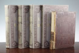 Exposition Universelle, 4 vols, including album of plates, qto, cloth and Jacquemart, Albert -