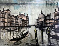 § Bernard Buffet (French, 1928-1999)tapestry,The Grand Canal, Venice,signed in the weave and