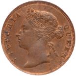 Straits Settlements. Cent, 1897. KM-16. Victoria. PCGS graded MS-63 Red & Brown.