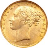 Great Britain. Sovereign, 1855. S.3852D; Fr-387e; KM-736.1. Victoria. WW incuse. Shield reverse.