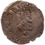 Italian States: Sicily. 4 Tari, 1555. Mir-287/1. Carlo V, 1516-1555. Crowned bust right right.