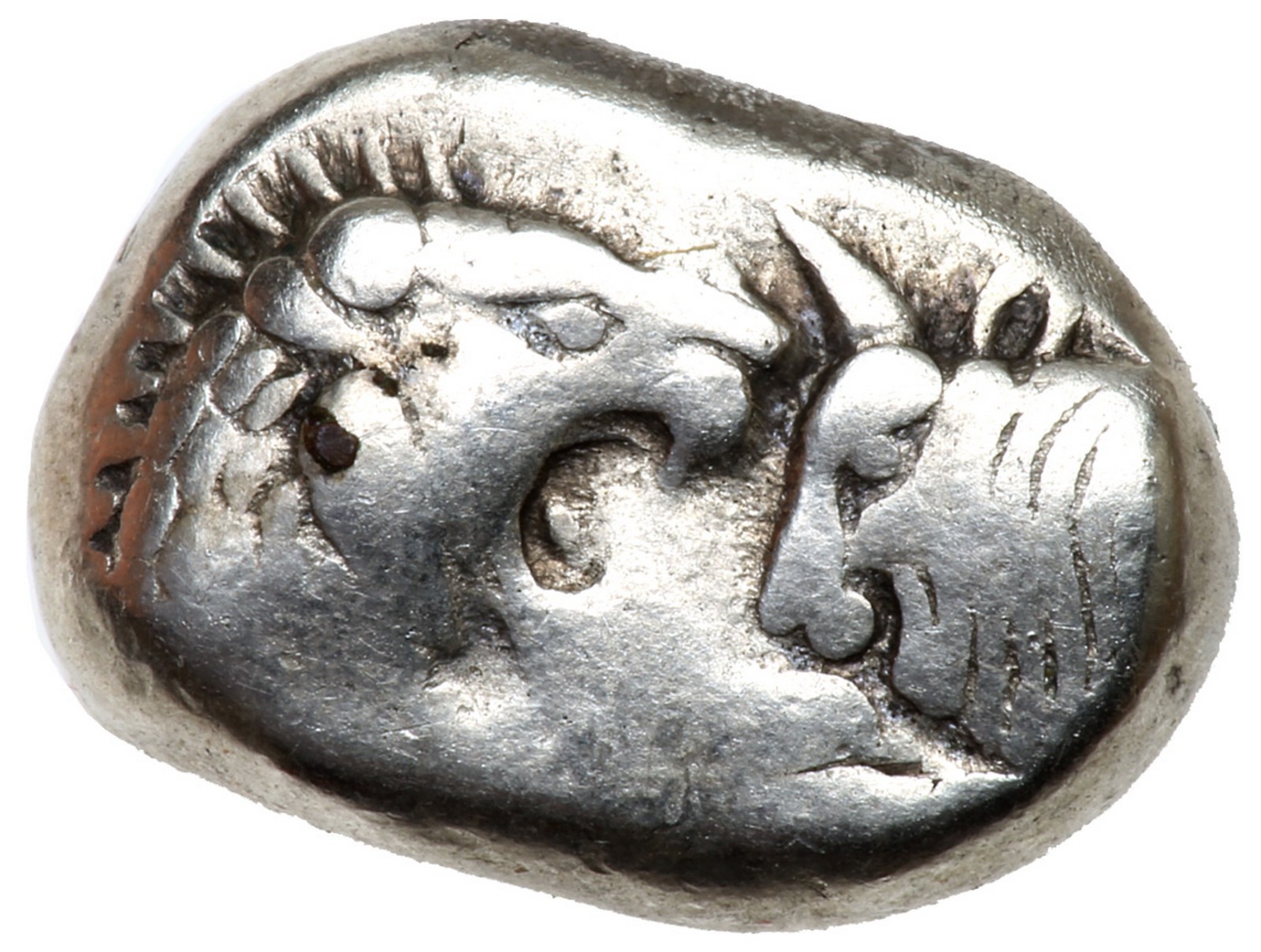 Lydian Kingdom. Time of Cyrus to Darios I. Silver Siglos (5.3 g), ca. 550/39-520 BC. Sardis.