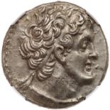 Ptolemaic Kingdom. Ptolemy VIII Euergetes II. AR Tetradrachm (13.92 g), 145-116 BC. Salamis,