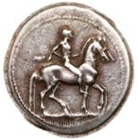 Sicily, Syracuse. Deinomenid Tyranny. Silver Didrachm (8.7 g), ca. 485-466 BC. Under Gelon I, ca.