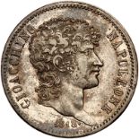 Italian States: Naples. 5 Lire, 1813. Dav-167; KM-259. Joachim Murat Gioacchino Napoleone. Head