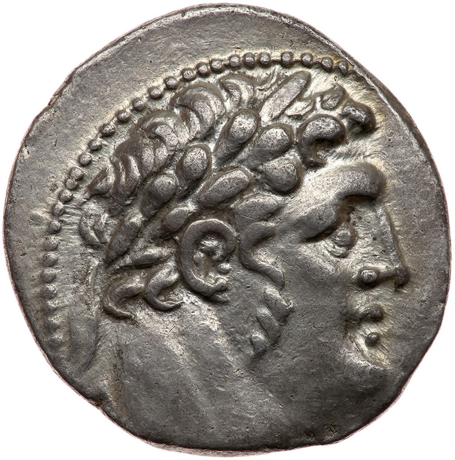 Phoenicia, Tyre. Silver Shekel (14.2g), ca. 126-65 BC. Local date 30, ca. 97 BC. Laureate head of