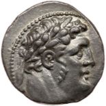 Phoenicia, Tyre. Silver Shekel (14.2g), ca. 126-65 BC. Local date 30, ca. 97 BC. Laureate head of