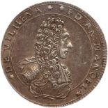 Malta. Scudo (12 Tari), 1724. KM-180. Antonio Manoel de Vilhena. Armored bust right. Reverse :;