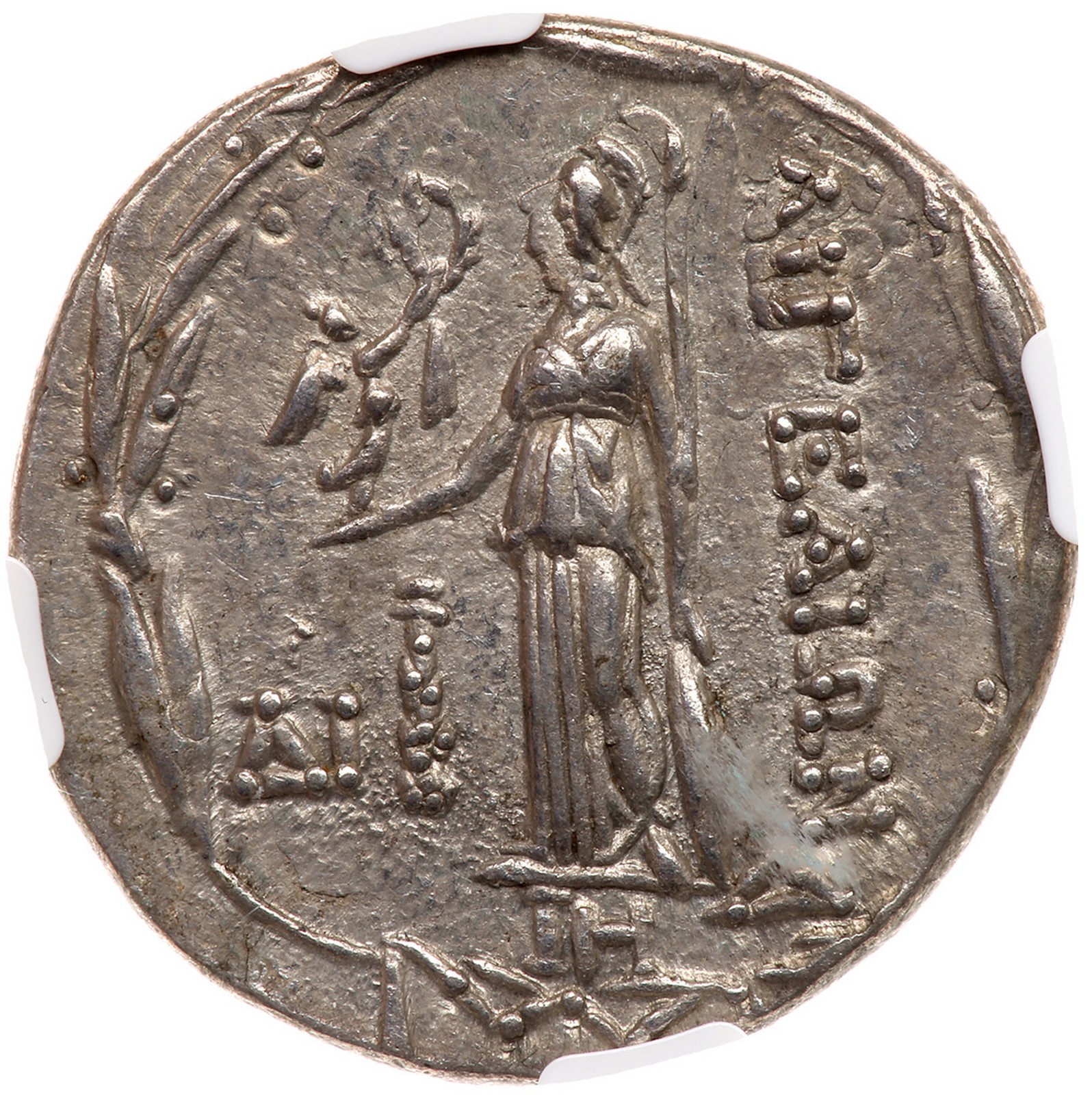 Cilicia, Aigeai. Silver Tetradrachm (14.57 g), ca. 1st Century BC. Civic year 18, unknown era. - Image 2 of 2