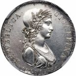 Italian States: Cisalpine Republic. 30 Soldi, IX (1801). KM-1; Pagani-9. Revolutionary state. Female