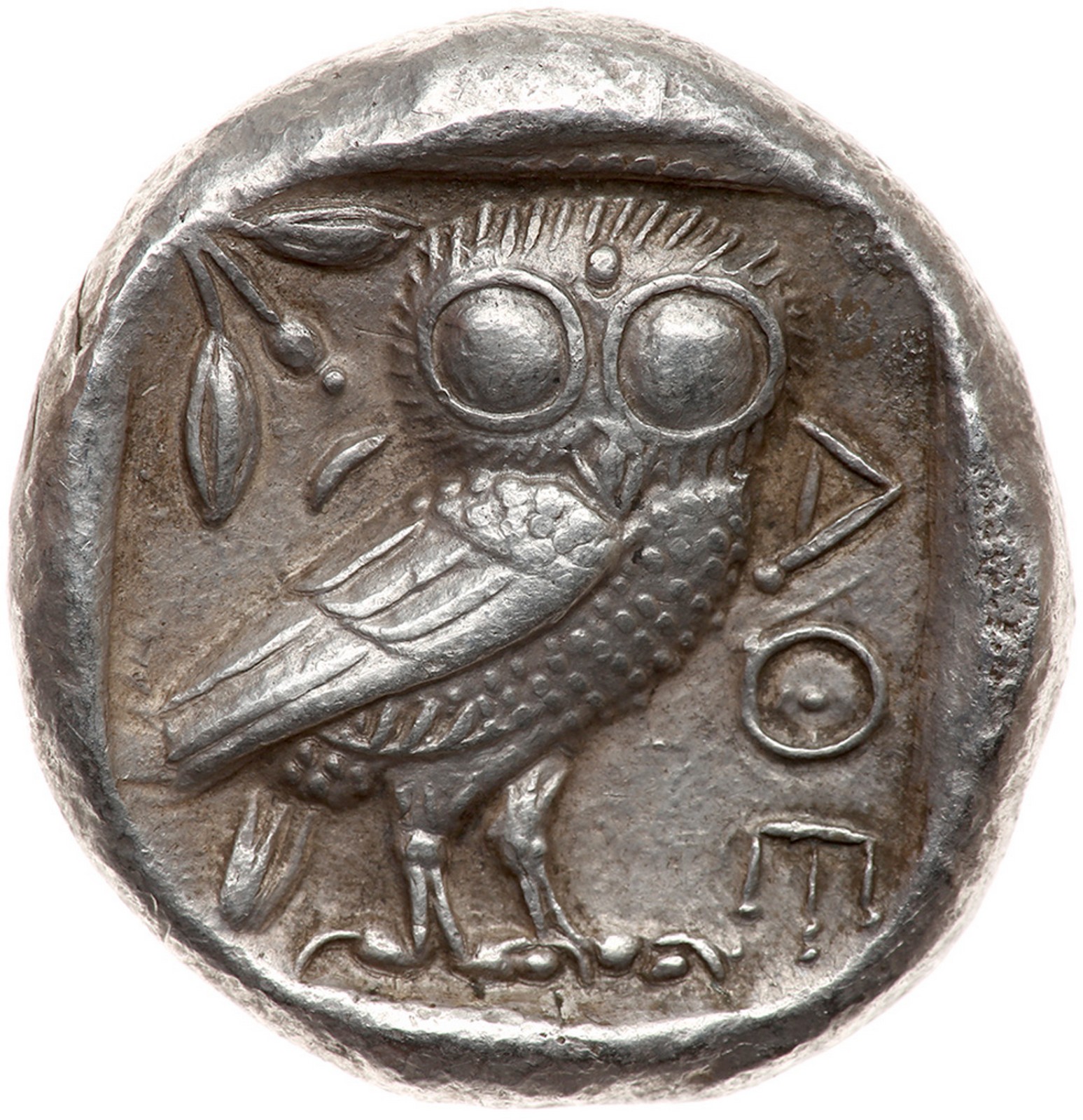 Attica, Athens. Silver Tetradrachm (16.2 g), ca. 454-404 BC. Eastern imitation. Helmeted head of - Image 2 of 2