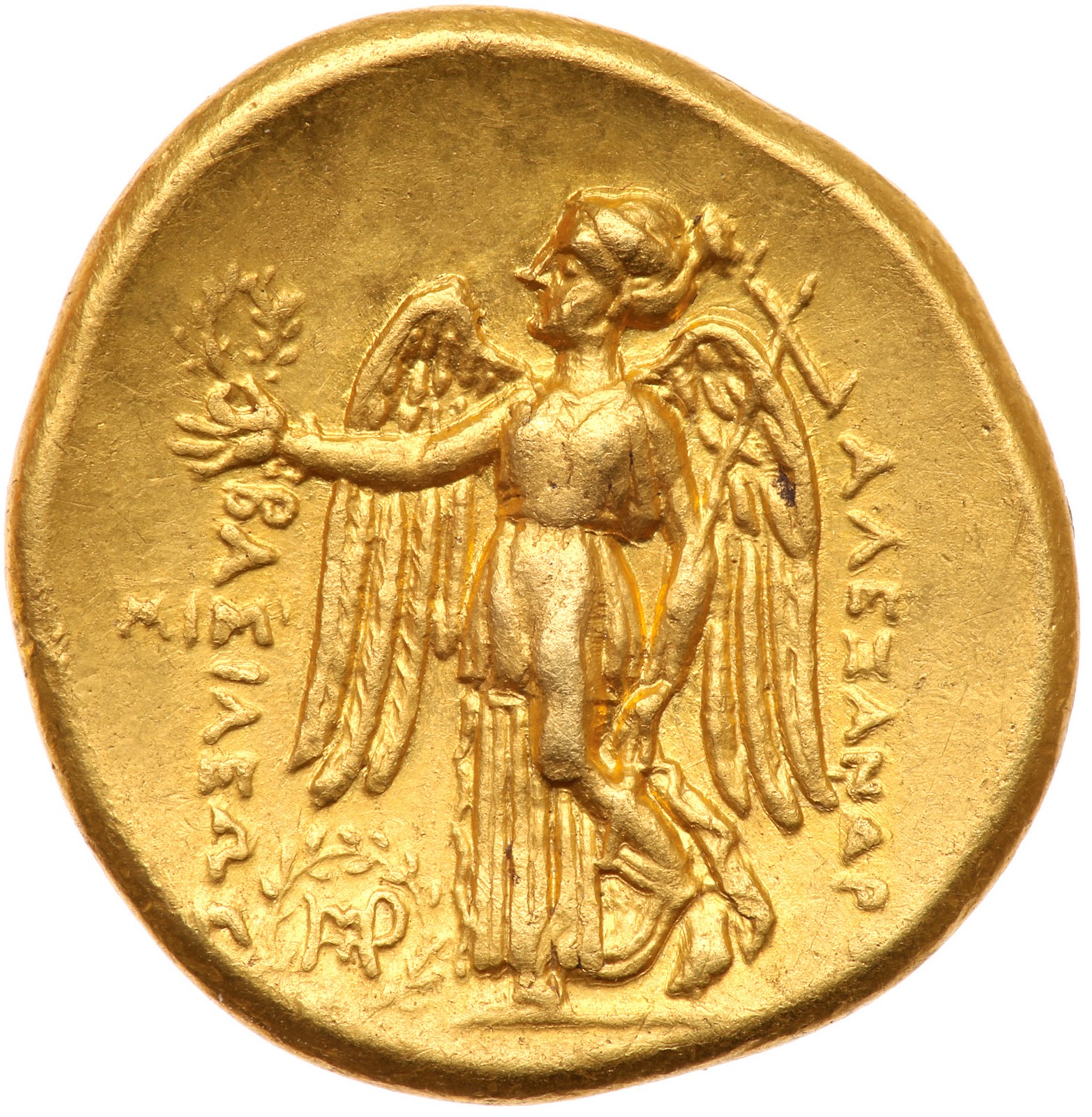 Seleucid Kingdom. Seleukos I Nikator. Gold Stater (8.5 g), 312-280 BC. Babylon I, in the name of - Image 2 of 2
