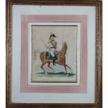 Escuela inglesa, S.XIX
"Reyes y emperadores a caballo"
Cuatro litografías iluminadas
23,5 x 19 cm