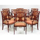 Ocho sillas de caoba con respaldo de rejilla de estilo inglés
90 x 41 x 54 cm
500 - 600 €