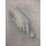 Anónimo, pps.S.XIX
"Estudio de una mano"
Dibujo a carboncillo
32,5 x 24 cm
100 - 200 €