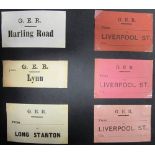 RAILWAY LUGGAGE LABELS - A MISCELLANEOUS COLLECTION Approximately 287 pre- and post-grouping labels,