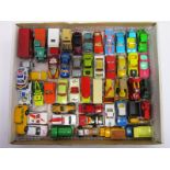 FORTY-EIGHT DIECAST MODEL VEHICLES circa 1960s and later, by Matchbox and others, variable condition