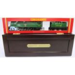 [OO GAUGE]. A HORNBY NO.R320, S.R. WEST COUNTRY CLASS 4-6-0 TENDER LOCOMOTIVE 'EXETER', 21C101 lined