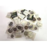 ASSORTED WORLD COINAGE including a U.S. Kennedy Half Dollar, 1964; U.S. Kennedy Half Dollar, 1967;