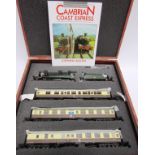 [OO GAUGE]. A BACHMANN TRAIN SET, THE CAMBRIAN COAST EXPRESS limited edition 187/1000, comprising