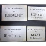 RAILWAY LUGGAGE LABELS - A MISCELLANEOUS COLLECTION Approximately 156 pre- and post-grouping labels,