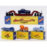 A MATCHBOX MAJOR PACK NO.6, PICKFORDS 200 TON TRANSPORTER dark blue and maroon, very good condition,