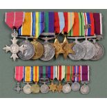 A GREAT WAR & SECOND WORLD WAR M.B.E., M.I.D. GROUP OF NINE MEDALS TO MAJOR T. STIBBS, ROYAL SIGNALS