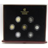 A LONDON MINT 'MILLIONAIRES COLLECTION' GOLD EDITION COIN PART SET comprising reproductions of the