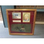 [WINSTON CHURCHILL & THE BATTLE OF BRITAIN]. AN AIRCRAFT WING OR FUSELAGE ACCESS PANEL stated to
