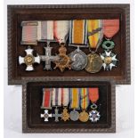 A GREAT WAR D.S.O., M.C., M.I.D. GROUP OF SIX MEDALS TO MAJOR C.E. WALKER, ROYAL FIELD ARTILLERY