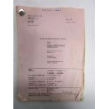 A THAMES TELEVISION SCRIPT FOR 'THE BENNY HILL SHOW', 1987 comprising fifty-eight typed A4 pages.
